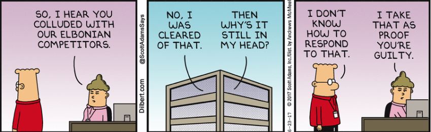 Dilbert is a snitch