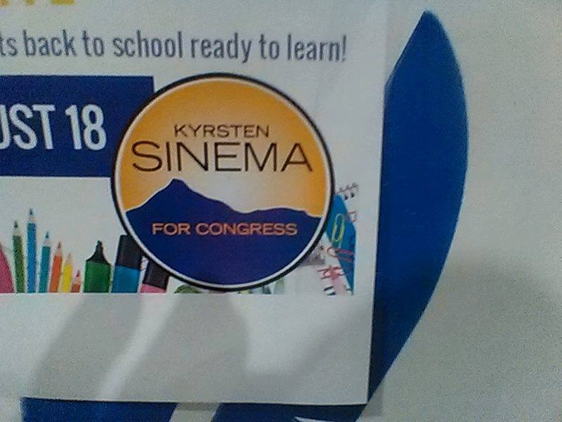 Kyrsten Sinema's re-election campaign at Tempe Library Aug 15, 2017 - Photos shot AUG 17
