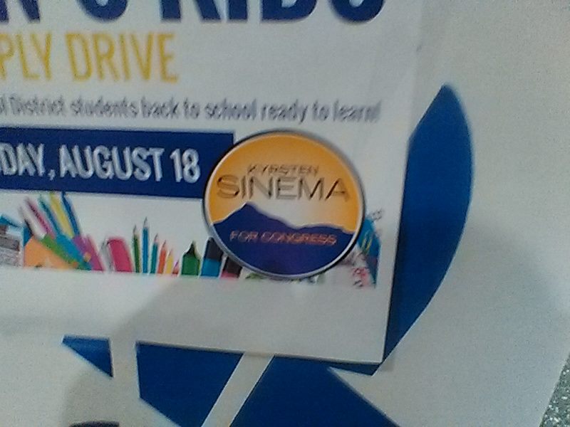 Kyrsten Sinema's re-election campaign at Tempe Library Aug 15, 2017 - Photos shot AUG 15