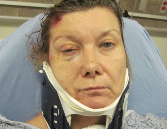Marti Winlker - beaten up by the Phoenix Police Officer Jason Gillespie /  Jason Gillispie at Circle K on 7th Avenue and Missouri 