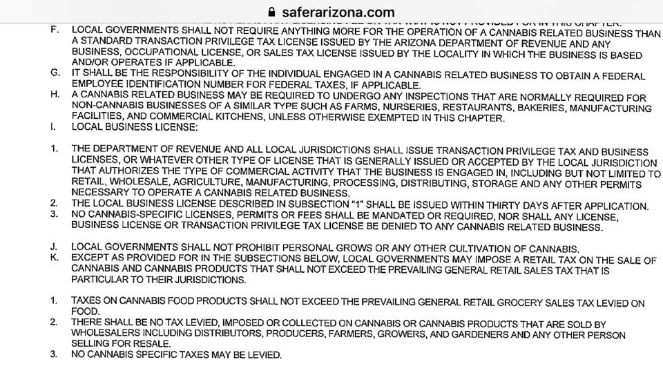 Safer Arizona images - Comments from Alex, Zackery - If the Safer Arizona initiative passes I suspect many Arizona cities and counties will be like Kern County in California and pass zoning laws that several limit marijuana sales.  - z_99092.php