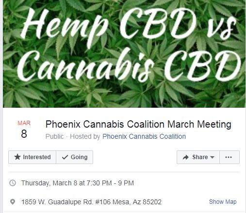 PCC - Phoenix Cannabis Coalition March Meeting - moved to Mesa - Phoenix Cannabis Coalition March Meeting - Hosted by Phoenix Cannabis Coalition - 1859 W. Guadalupe Rd. #106 -  Mesa, Az - z_98909.php