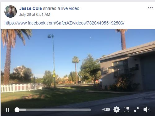 Safer Arizona Creates Non-Profit Corporation - Around Thursday or Friday July 25, 26 or 27 or 2018 Safer Arizona created a non-profit corporation. Use the Arizona Corporation commission records to serve Sergeant David Stephen Wisniewski with the papers for a slander lawsuit.  - z_98799.php