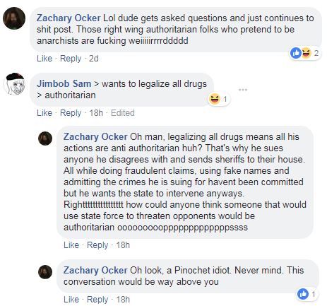 More hate from Safer Arizona and Zachary Ocker - Zachary Ocker Oh look, you're still a crazy old buffoon with lies and your head up your ass - z_98777.php