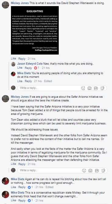 Safer Arizona - Hate messages that Sergeant David Stephen Wisniewski left on Sunday, September 10, 2017 - It looks like Sergeant David Stephen Wisniewski deleted most of his messages either last night (Sept 10, 2017) or this morning (Sept 11, 2017) - A lot of these messages are pure slander