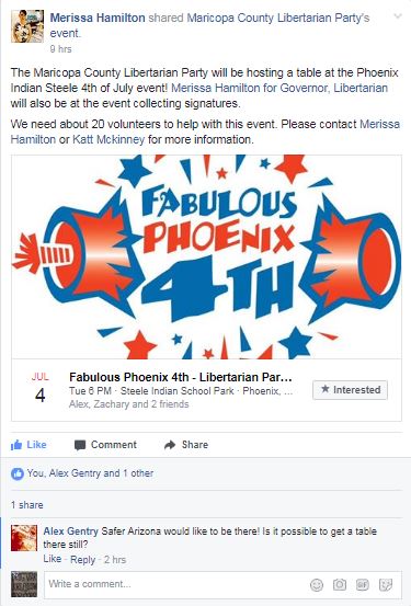 Libertarian Party rejected my RAD initiative, but supports the unlibertarian Safer Arizona initiative