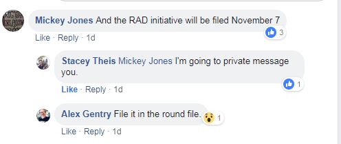 Stacy Theis deleteing posts that say RAD allows you to grow any amount of marijuana! - It looks like Stacy Theis is deleteing posts that say RAD allows anybody to grow any amount of marijuana! - Stacy deleteing my comments from her Facebook post that says RAD allows anybody to grow any amount of marijuana! - z_98749.php